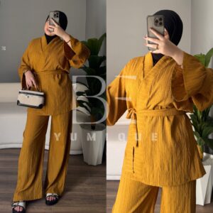Ensemble ALMERA Jaune moutarde